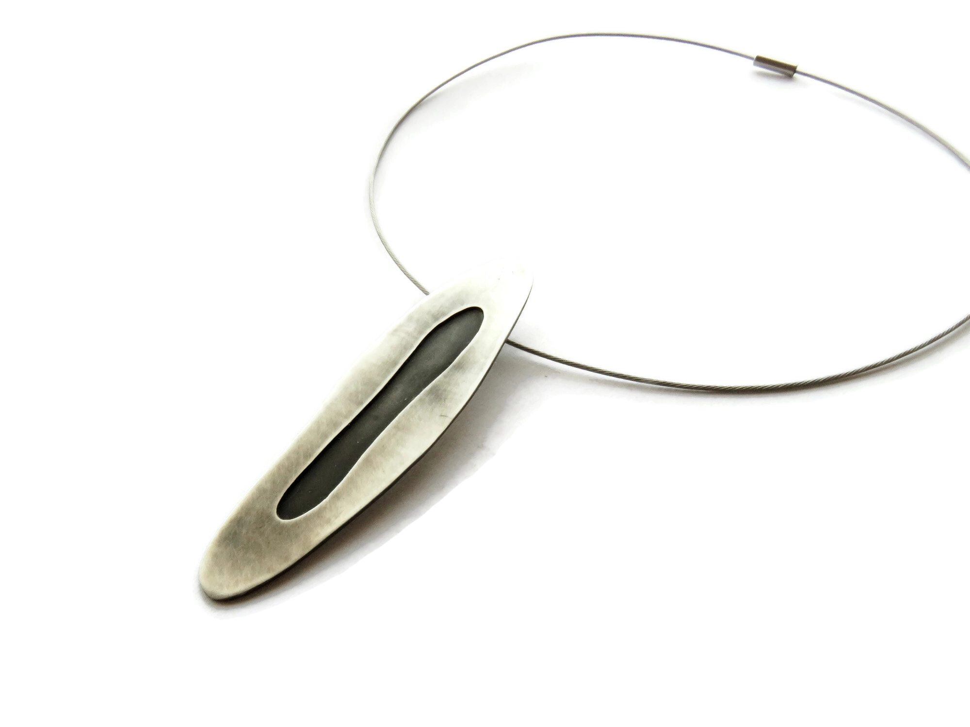 Two Tones Silver Pendant
