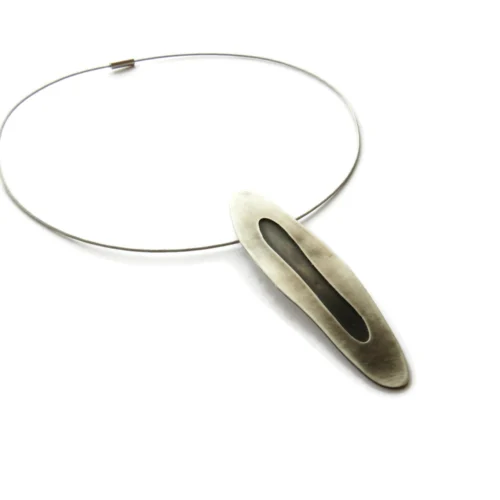 Two Tones Silver Pendant