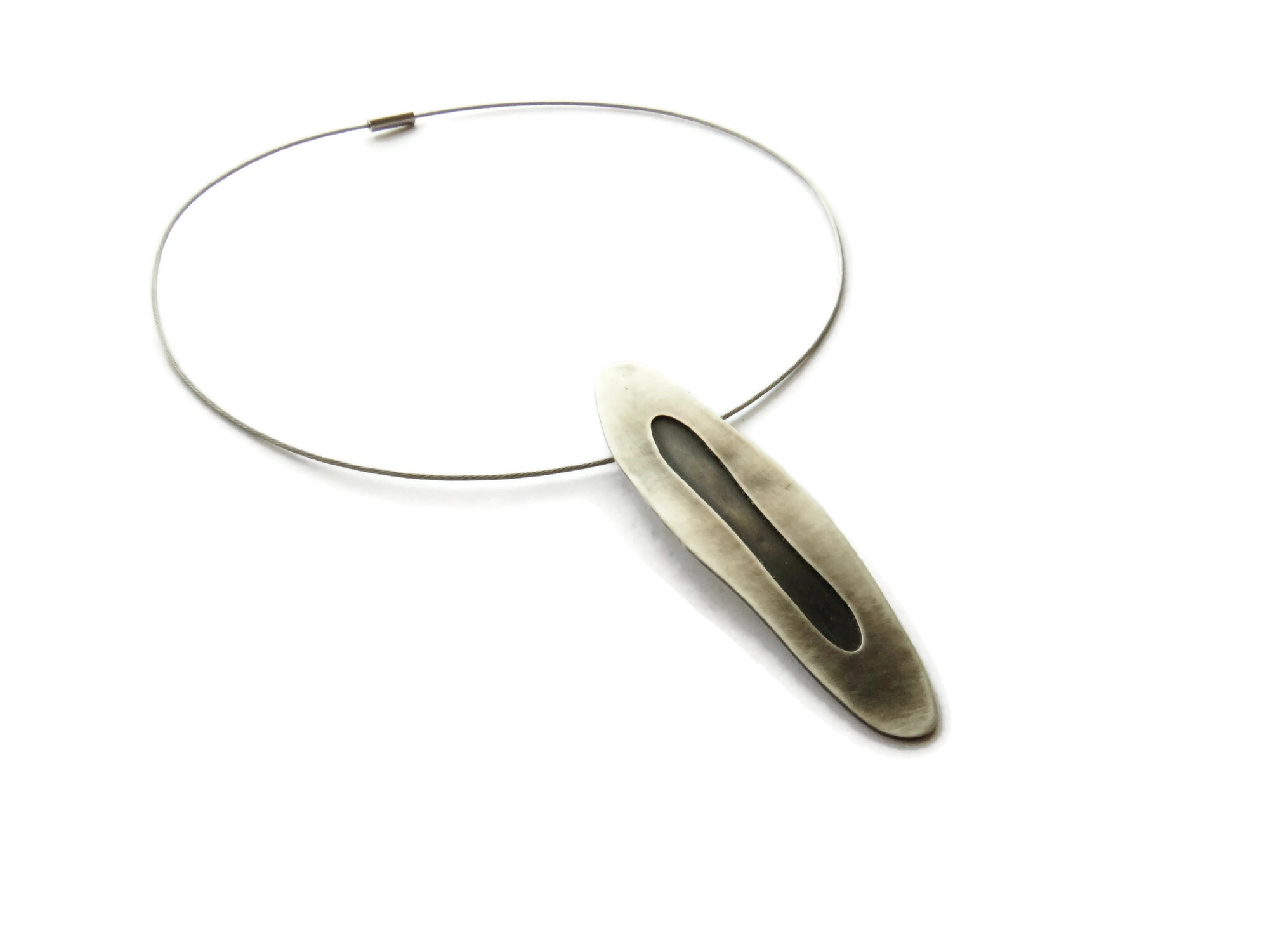 Two Tones Silver Pendant