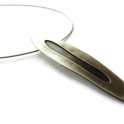 Two Tones Silver Pendant