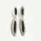 Asymmetrical Silver Post Earrings