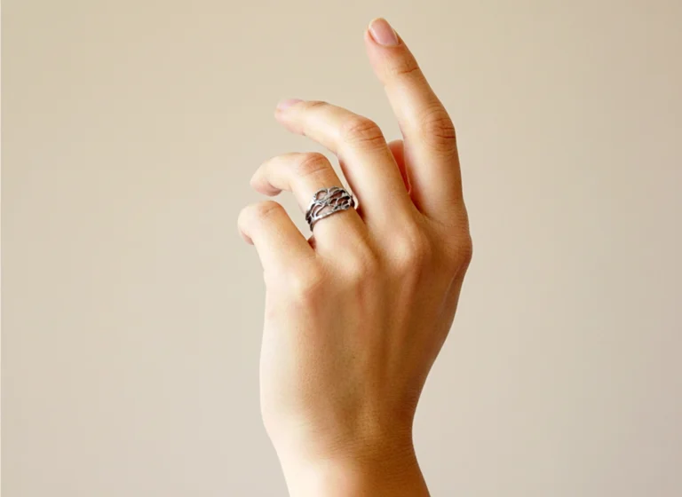 Natural Pattern Adjustable Ring