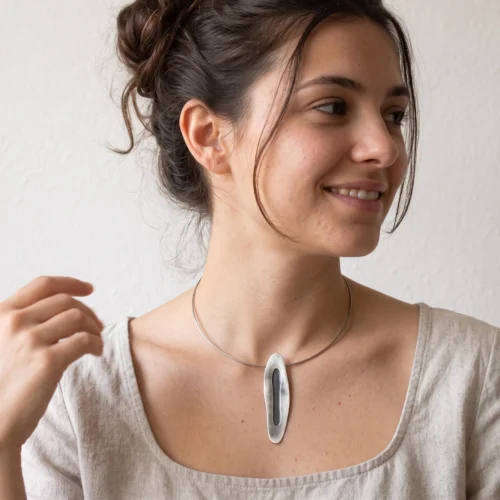 Two Tones Silver Pendant