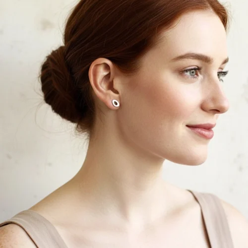 Tiny Silver Stud Earrings