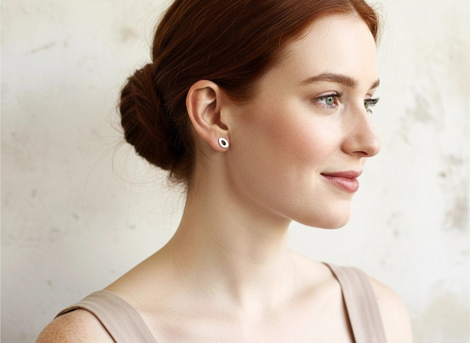 Tiny Silver Stud Earrings