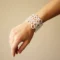 Circles Wide Silver Cuff Bracelet