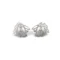 Floral Silver Stud Earrings