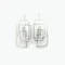 Lineal Silver Dangle Earrings