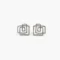 Architectural Silver Stud Earrings