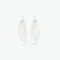 Natural Inspired Silver Dangle Earrings