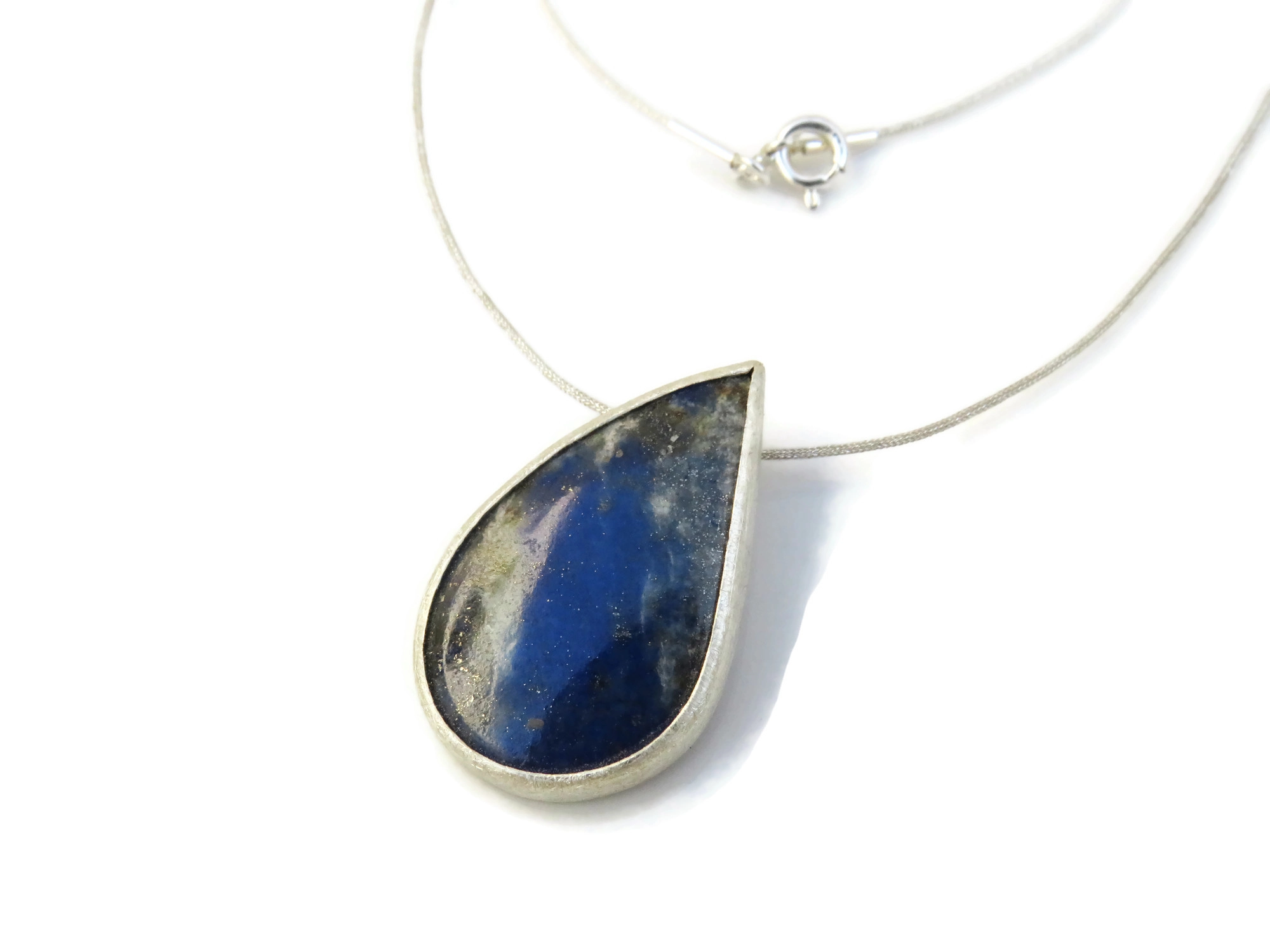 Lapis Lazuli Silver Pendant