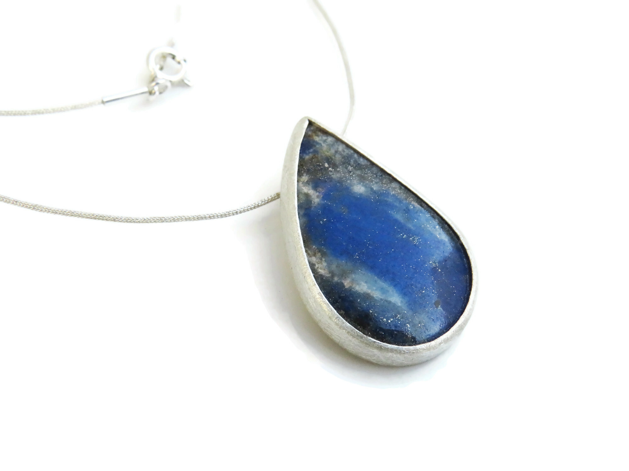 Lapis Lazuli Silver Pendant