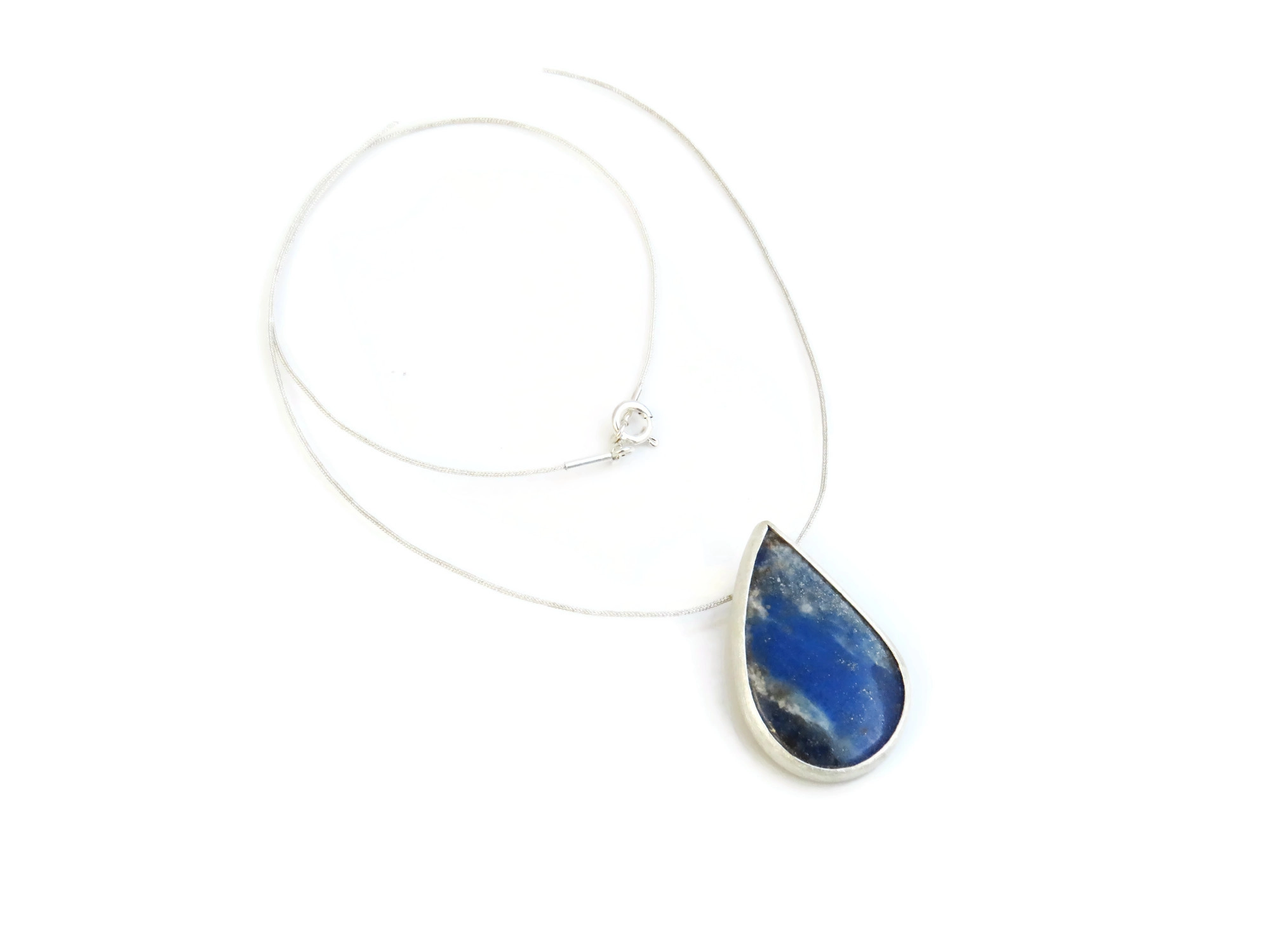 Lapis Lazuli Silver Pendant