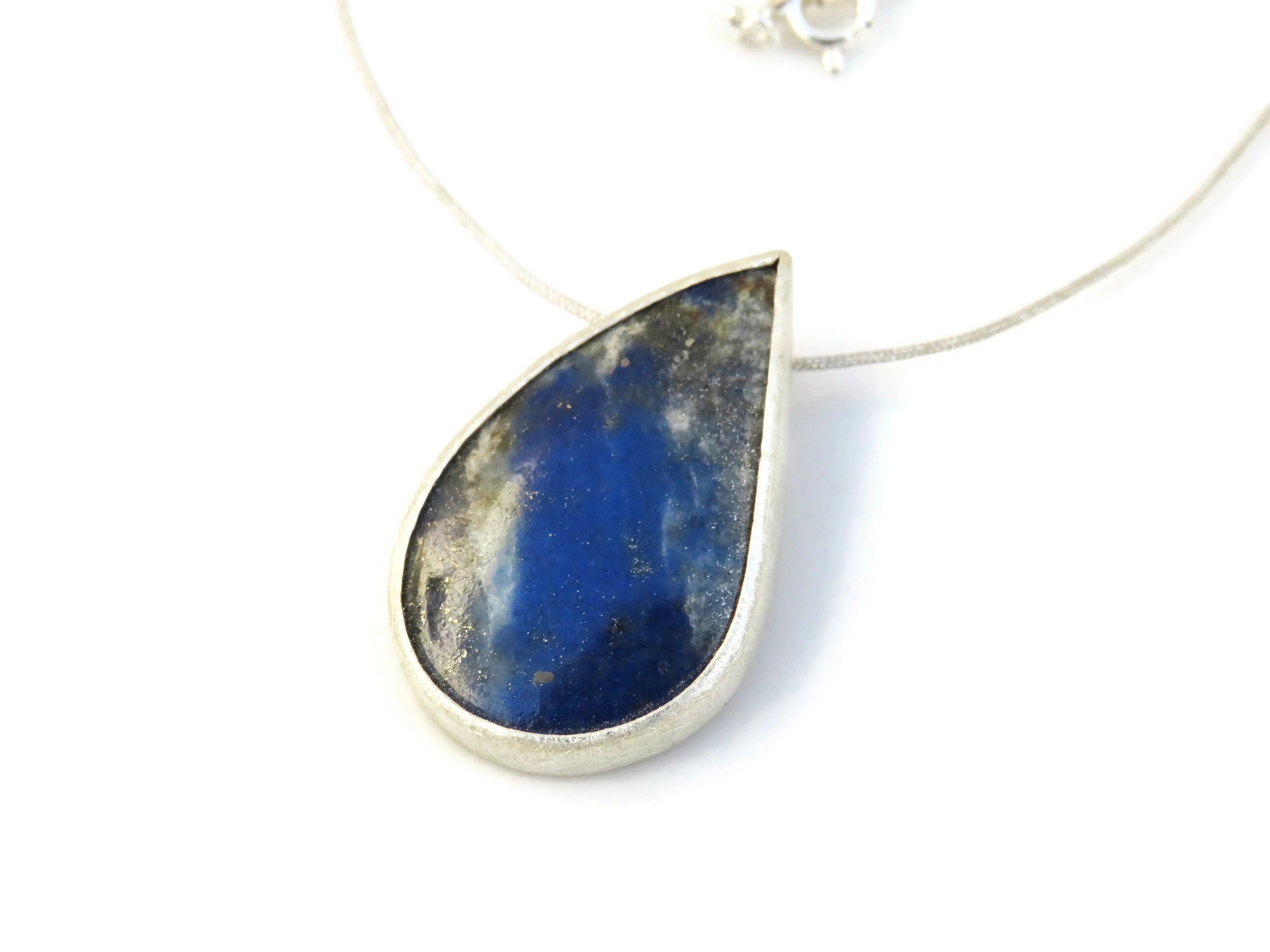 Lapis Lazuli Silver Pendant