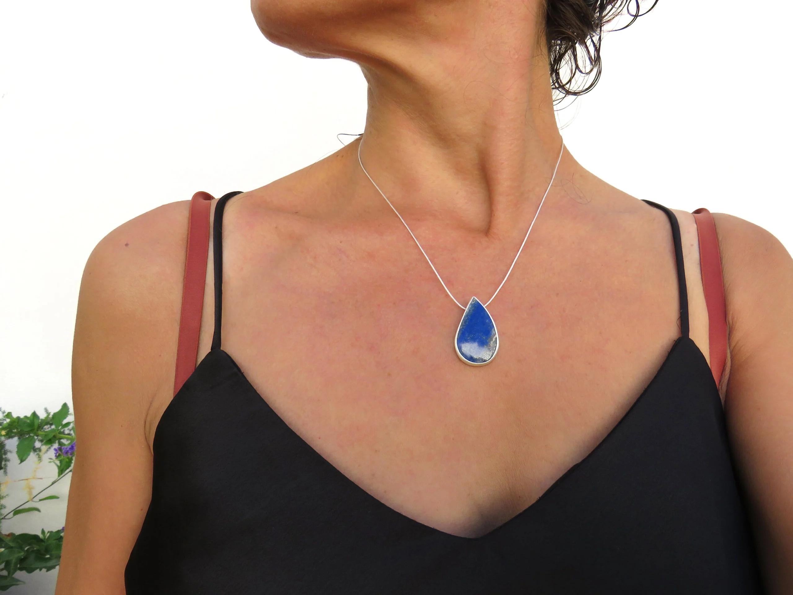 Lapis Lazuli Silver Pendant