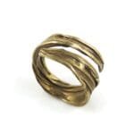 AdjustableBronzeOrganicRing