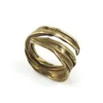 Adjustable Organic Bronze Ring