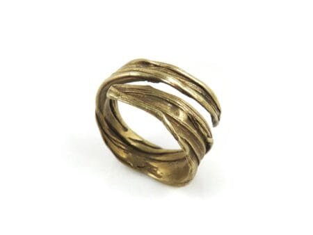 Adjustable Organic Bronze Ring