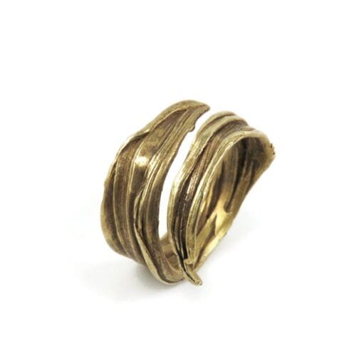 Adjustable Organic Bronze Ring