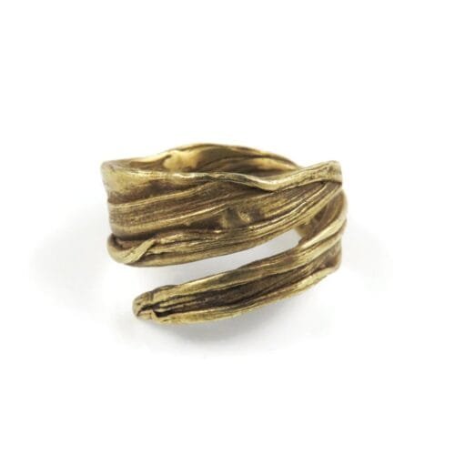Adjustable Organic Bronze Ring