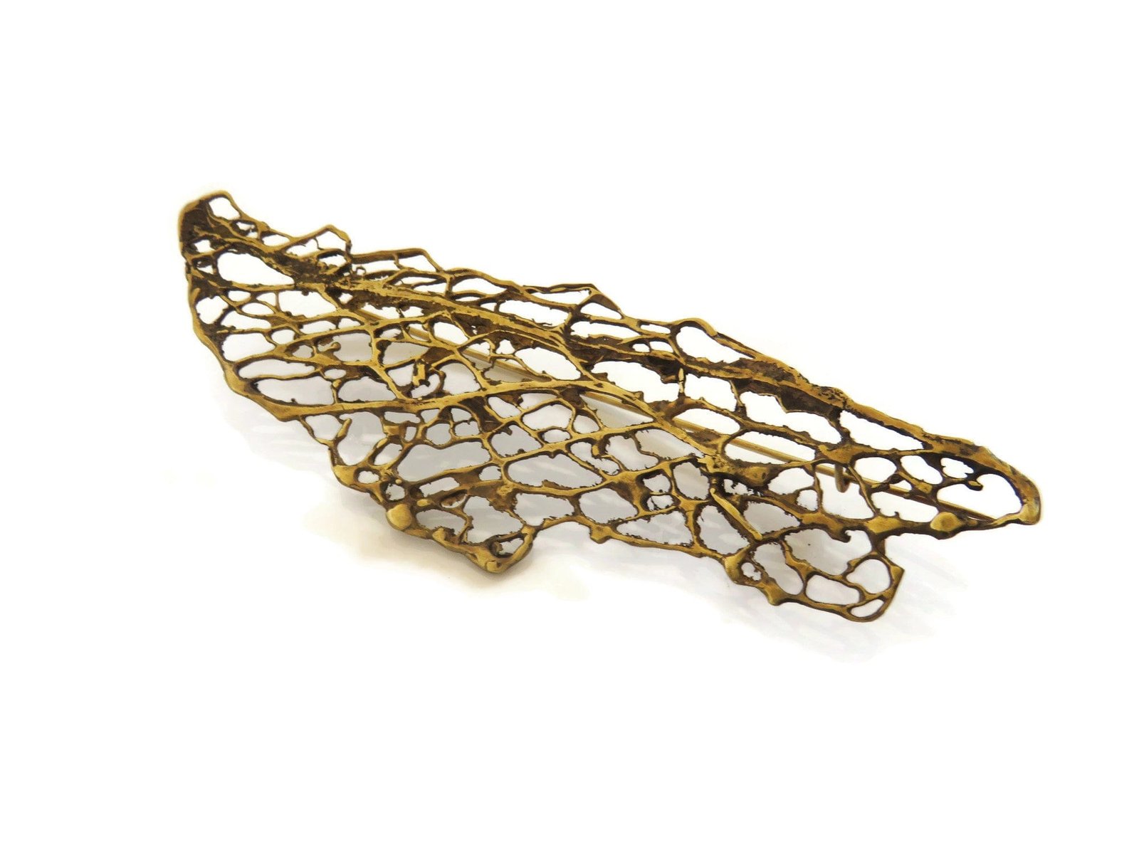 BotanicalBronzeBrooch