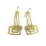 GoldPlatedStatementDangleEarrings2