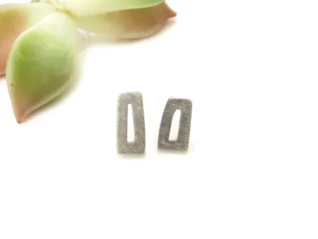 Pendientes Irregulares de Plata
