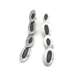 Linked Silver Earrings CELL 9