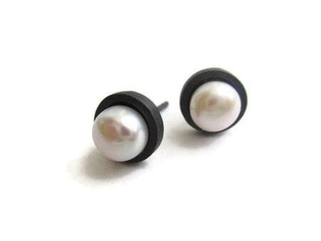 Mini Pearl Stud Earrings