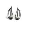 Organic Design Oxidized Silver Dangle Earrings