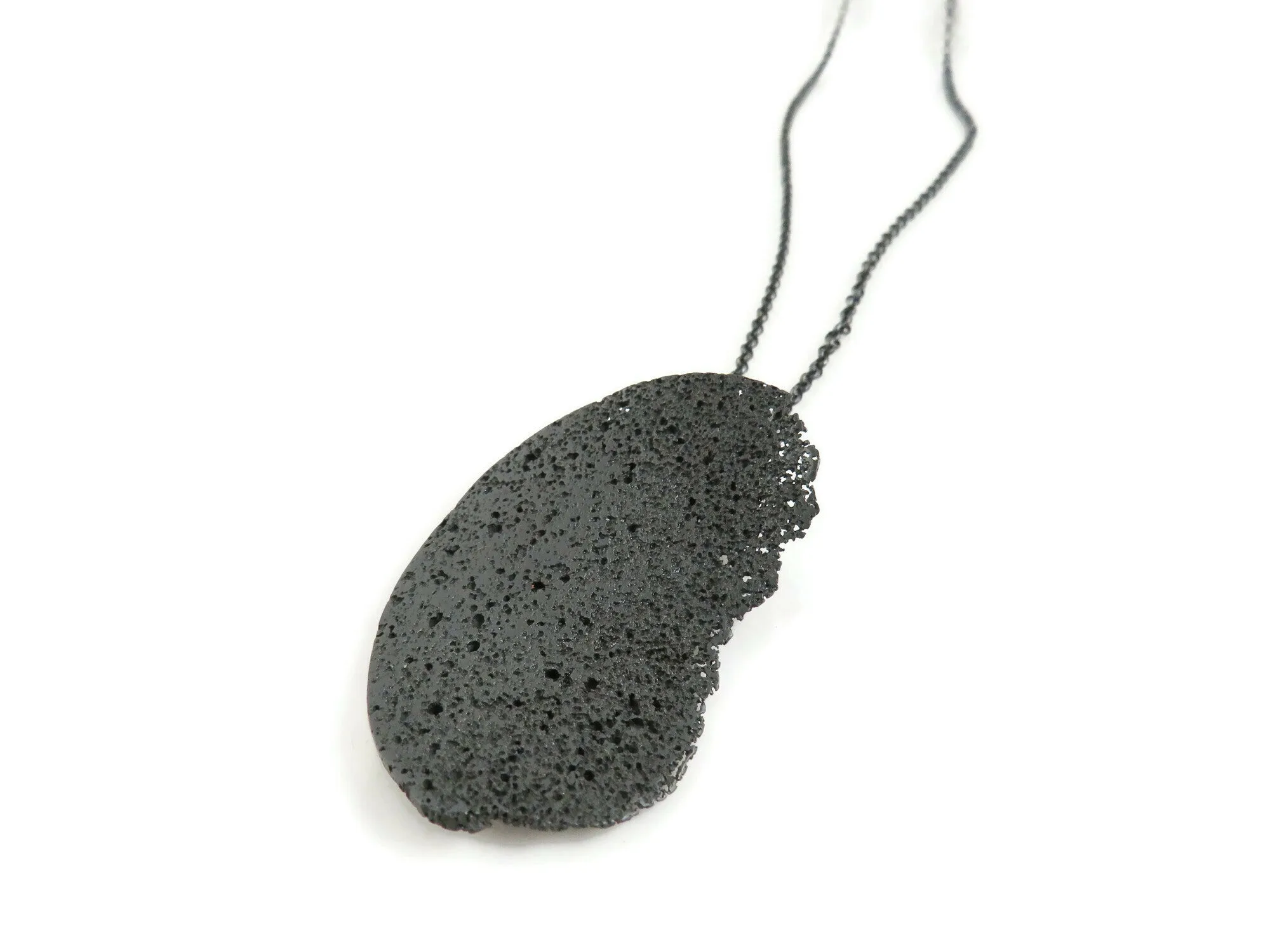 RusticTexturedOxidizedSilverPendant3 1