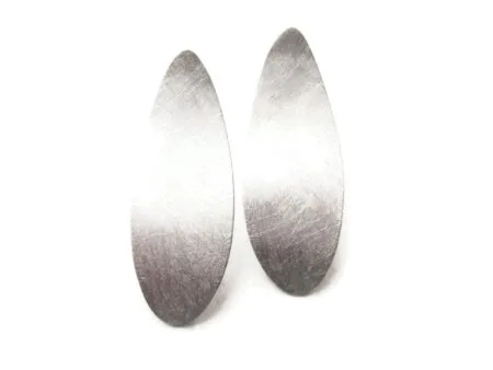 Pendientes Ondulados en Plata