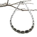 Silver Link Necklace CELL 8