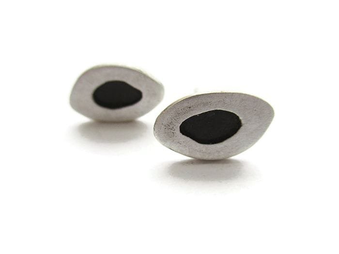 Tiny Silver Stud Earrings CELL 6