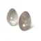 Brushed Silver Stud Earrings