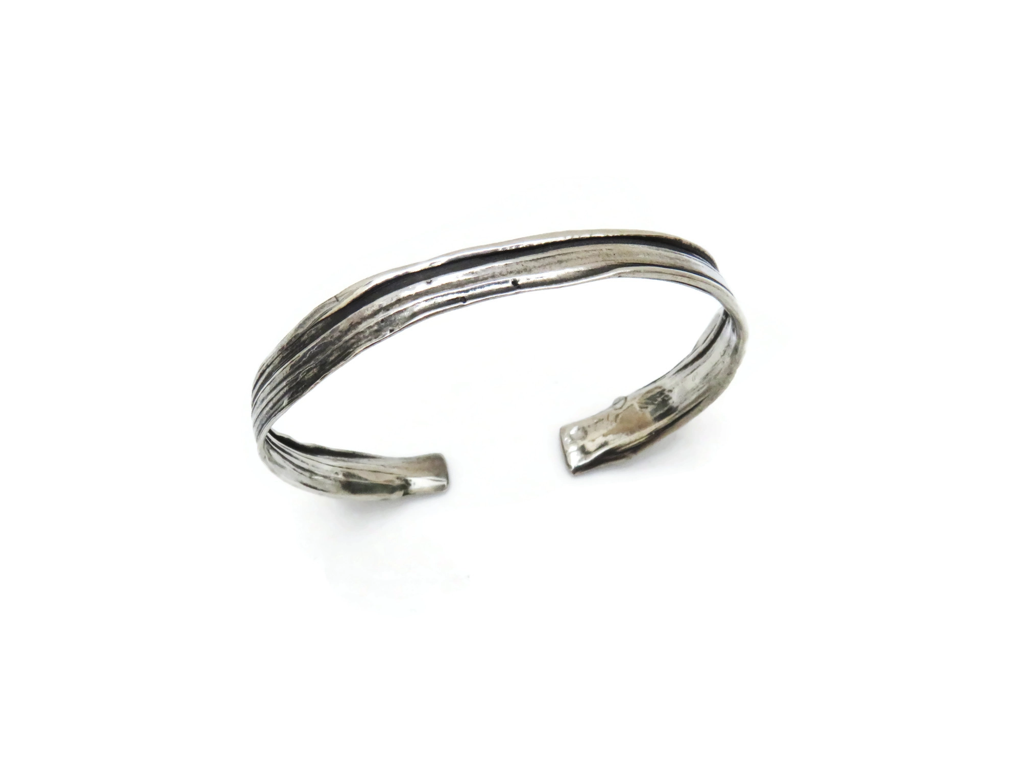 Slim Sterling Silver Cuff Bracelet