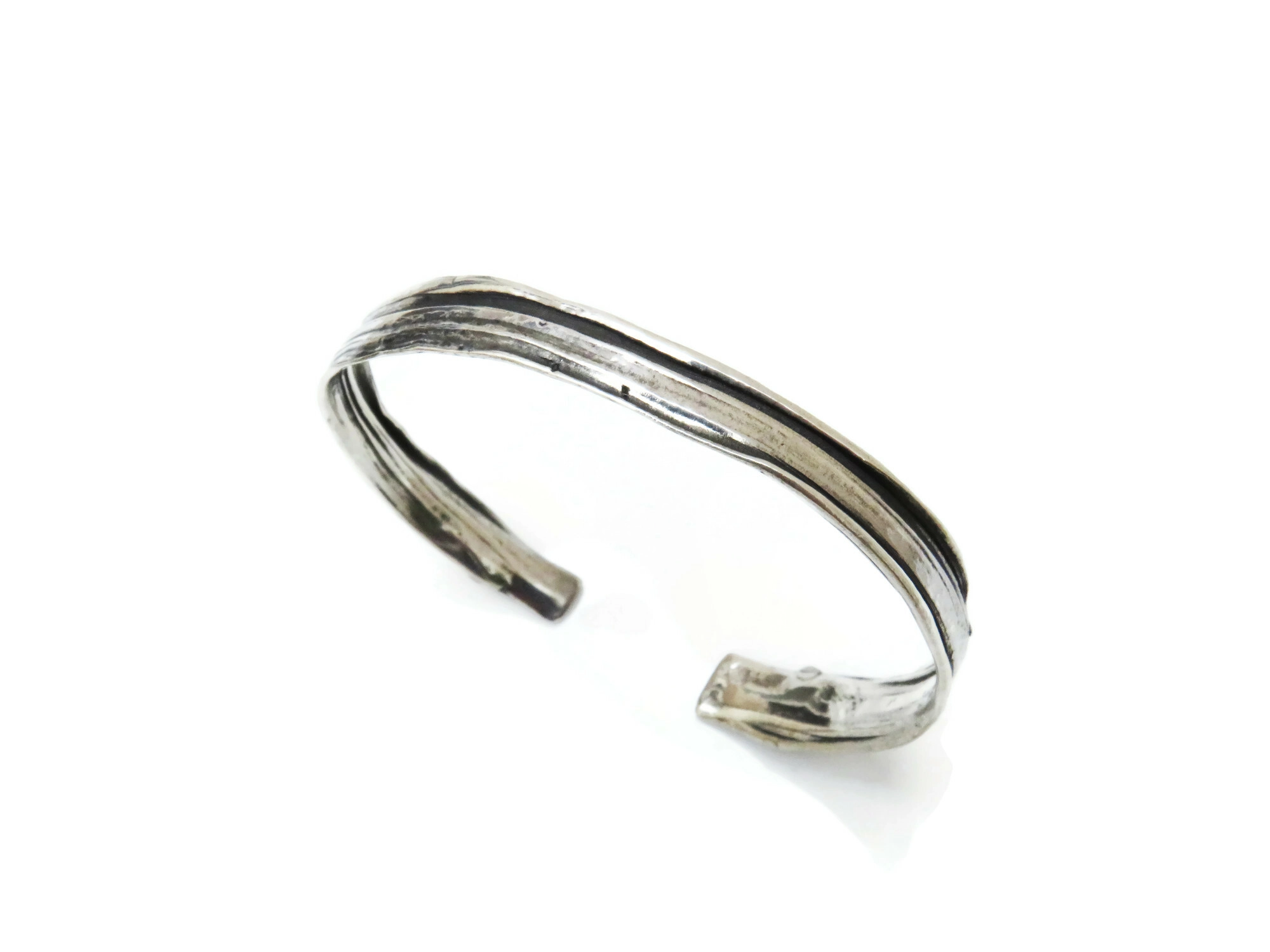 Slim Sterling Silver Cuff Bracelet