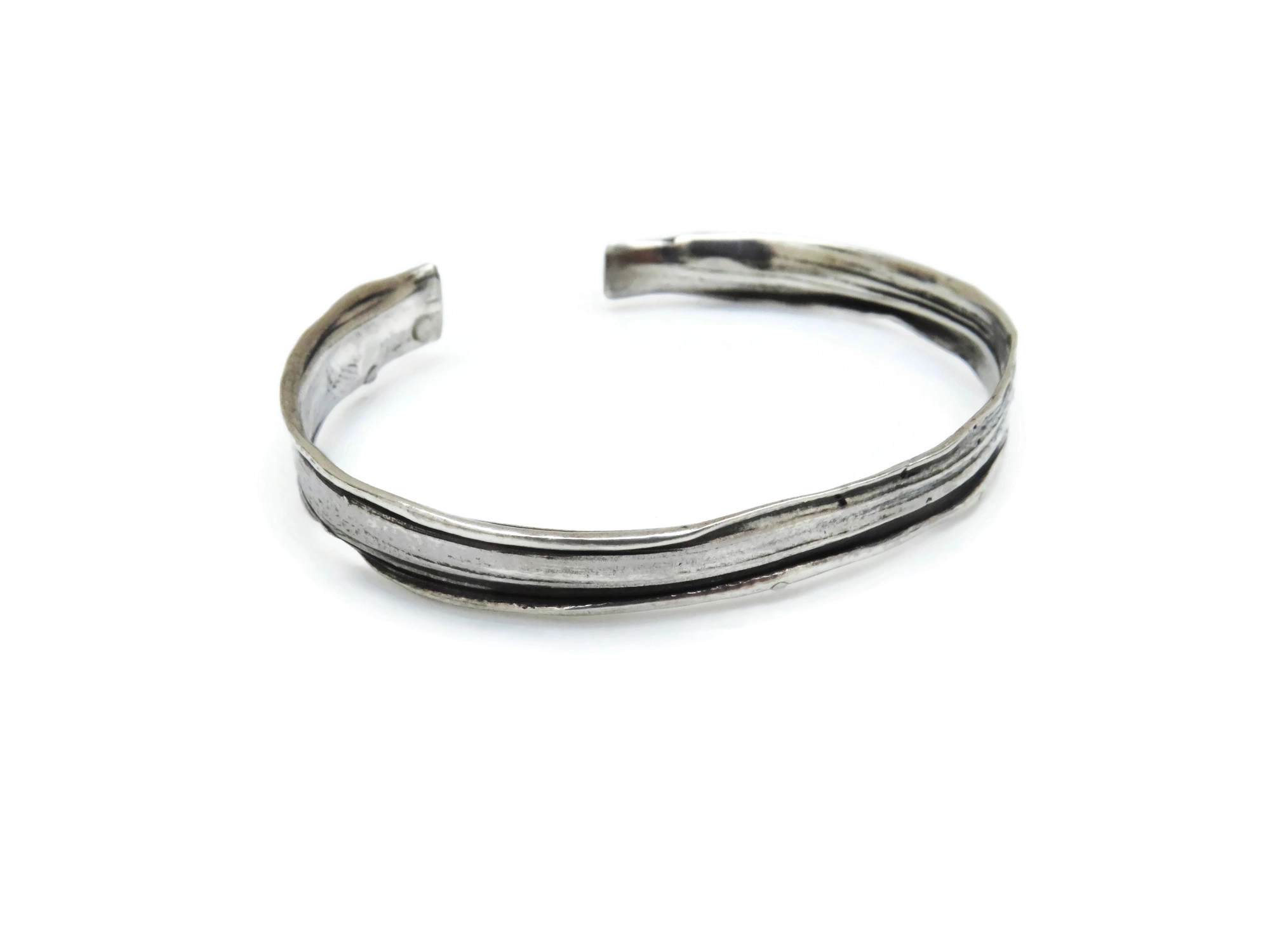 Slim Sterling Silver Cuff Bracelet