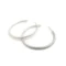 Large Silver Hoop Earrings