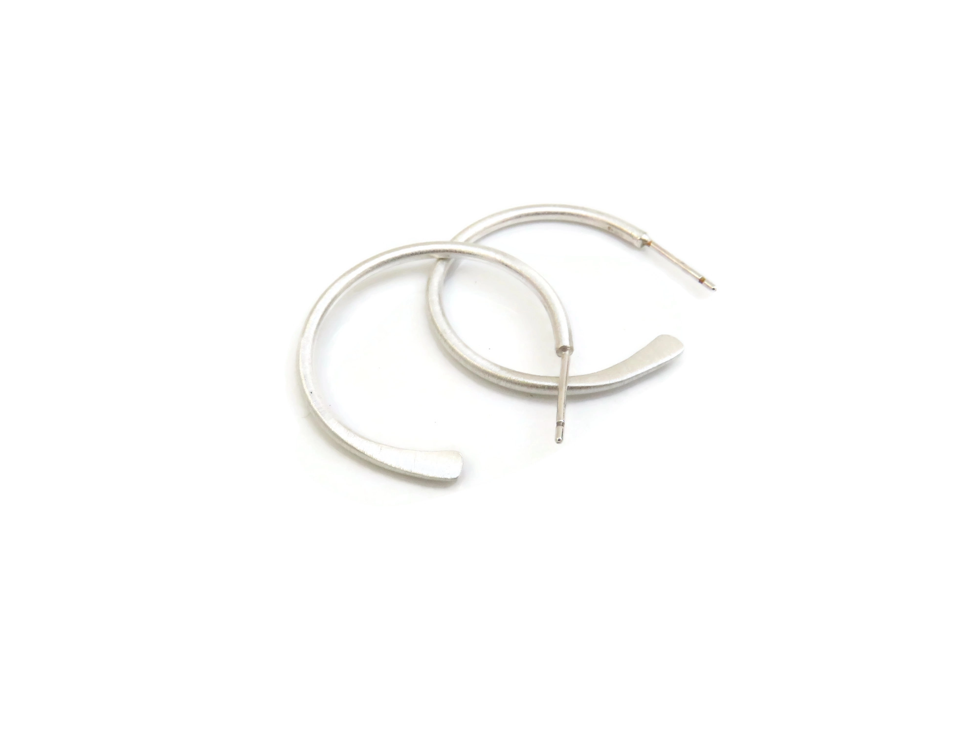 Silver Hoop Earrings