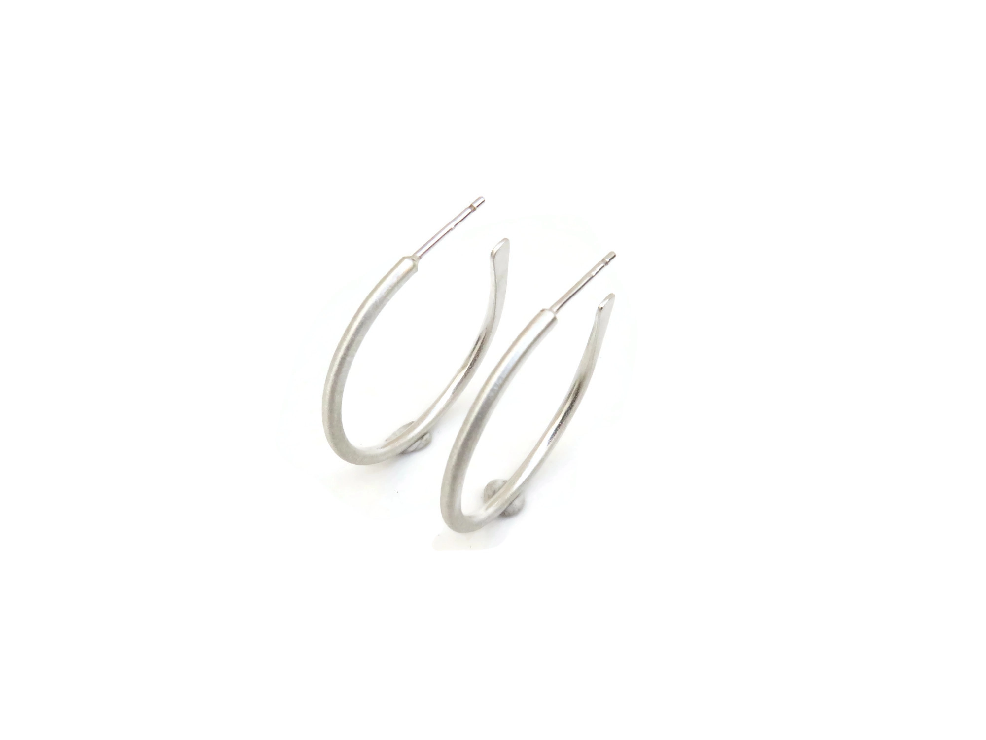 Silver Hoop Earrings