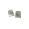 Rectangular Silver Stud Earrings