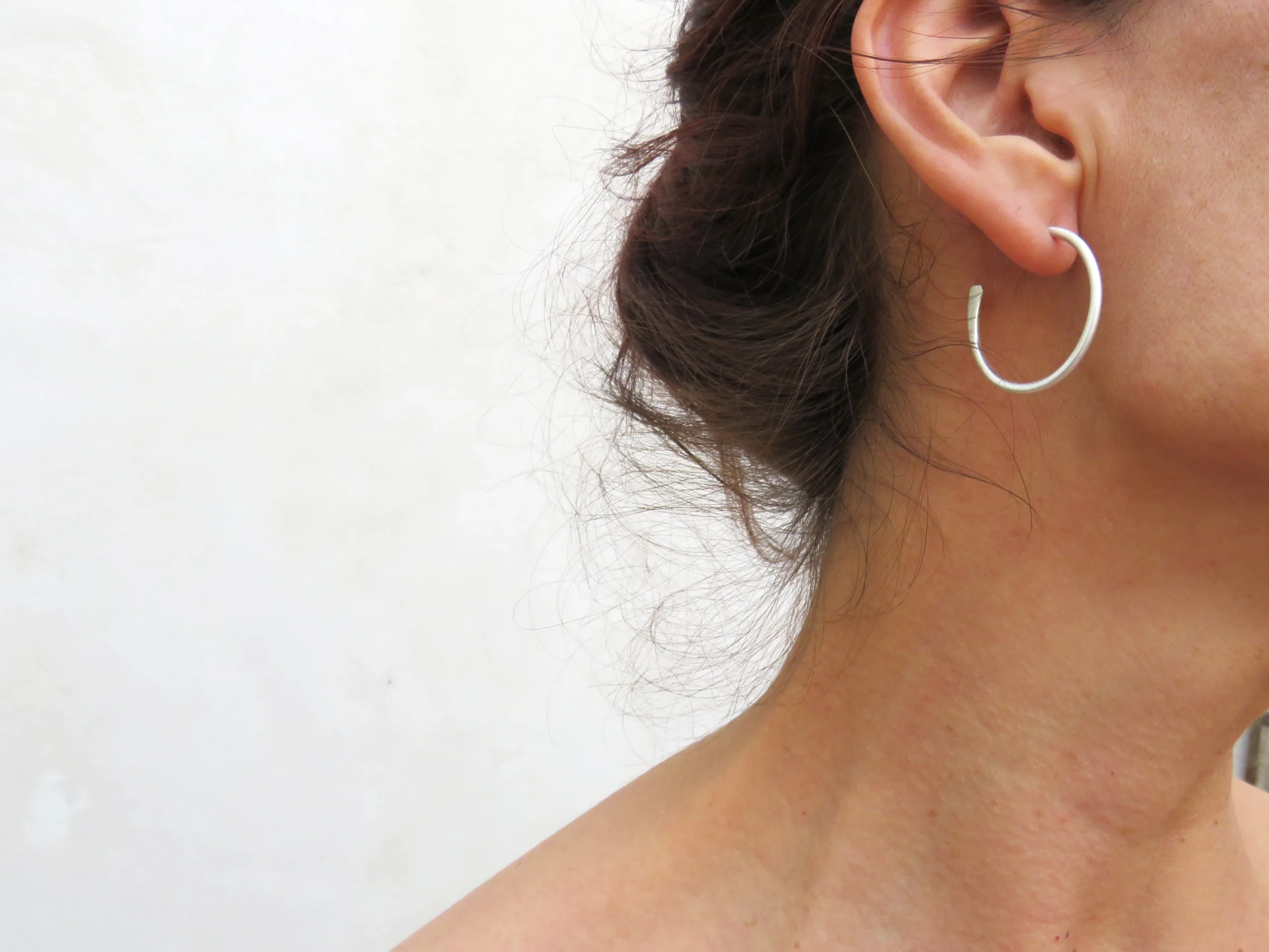 Silver Hoop Earrings