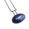 Lapis Lazuli Oxidized Silver Necklace