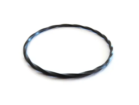 Minimalist Oxidized Silver Bangle