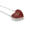 Red Jasper Heart Pendant