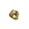 Wide Textured Bronze Ring