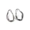 Oxidized Sculptural Silver Earrings