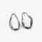 Oxidized Sculptural Silver Earrings