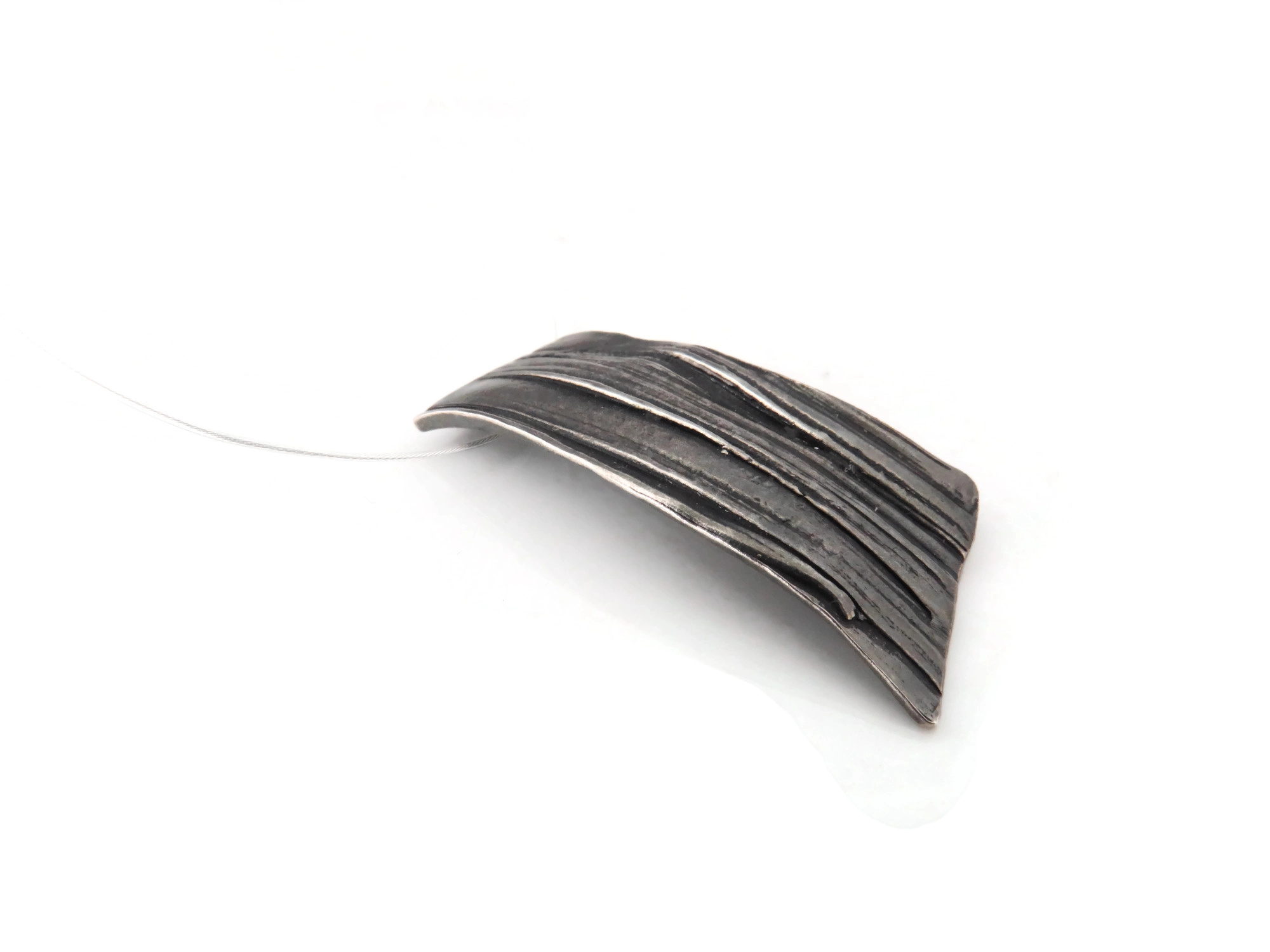 Organic Silver Pendant